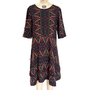 Veronika Maine | Dresses | Veronika Maine Blackand White Abstract Dress  Size Small | Poshmark